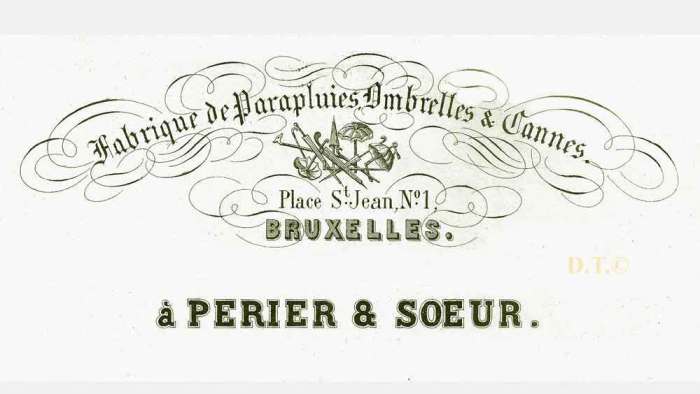 carte porcelaine-fabricant-Bruxelles.place St-Jean-Perier&soeur